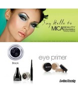 Mica Beauty Cosmetics Mineral Makeup Gel Eyeliner Black + Eye Primer - £32.70 GBP