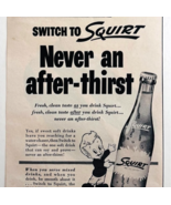 1953 Squirt Soda Pop Advertisement Carbonated Beverage After Thirst DWWW13 - $34.28 CAD