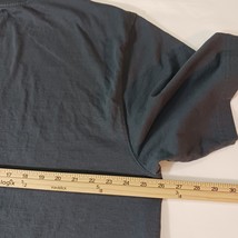 Carhartt K87 BLS NORTH BALDWIN UTILITIES Men XL Blue Cotton Short Sleeve T-Shirt image 11