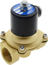 1PT Brass Electric Solenoid Valve DC 12V Normally Closed 2W-250-25 Water Air - £22.41 GBP