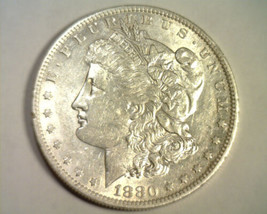 1880-O MORGAN SILVER DOLLAR CHOICE ABOUT UNCIRCULATED CH. AU NICE ORIGIN... - $94.00