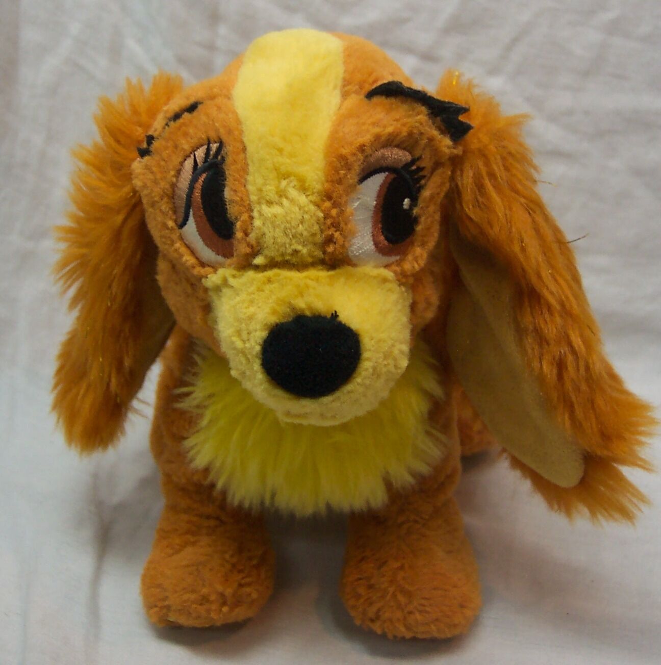Primary image for Disney Lady and the Tramp SOFT & SPARKLY LADY THE DOG 8" STUFFED ANIMAL Toy