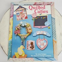 Vintage 1980s Quilted Cuties Decorative Craft Painting NEW Issue BKW098 - $16.83