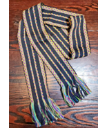 VTG Handwoven Cotton Sash Tie Belt Boho Hippie Chic 58” Long 3” Wide Dea... - €40,14 EUR