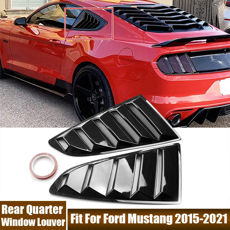 Rear Quarter Window Louvers Side Air Vent Cover Windshield Fit For Ford ... - $45.56+