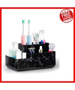 Corrosion-Resistant Black Bathroom Organizer with Easy Clean Detachable ... - €21,58 EUR