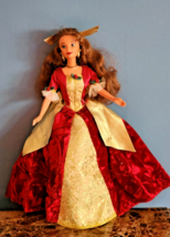Barbie Disney  Holiday Princess Beauty And The Beast Belle 1997 Special ... - £7.55 GBP