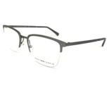 Scott Harris Brille Rahmen SH-472 C2 Grau Quadratisch Halbe Felge 52-20-140 - £51.58 GBP