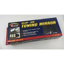 Clip on Towing Mirror - Black Plastic Extension for Truck Car RV Adjustable - $14.73