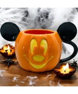 Disney’s Mickey Mouse Halloween Orange Pumpkin Jack O Lantern Mug Brand New - €18,57 EUR