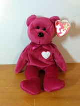 Ty 8.5 inch Valentina Red Bear Beanie Baby, DOB Feb 14 1998 EXC Condition - £17.54 GBP