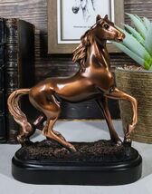 Rustic Western Country Equestrian Beauty Horse Bronzed Resin Figurine Wi... - €37,16 EUR