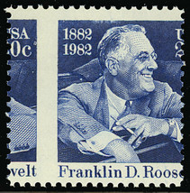 1950 Misperforation ERROR 20¢ F.D.R. stamp - Mint NH - Stuart Katz - £11.99 GBP
