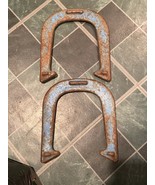 2 Forged Steel Wonder Brand Gaming Horse Shoe (Rusted &amp; Worn) *Pre-Owned... - $9.99