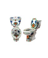 Mexican Toilet ELONGATED Comfort Height Hand Painted - Hummingbirds 2 - - $1,399.00