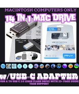 Mac OS 14 in 1 Bootable USB-C 3.0 Flash Drive 128GB With Guide - $843.26 MXN