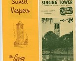 1974 The Luray Singing Tower &amp; Sunset Vespers Brochures and Postcards  - $17.82