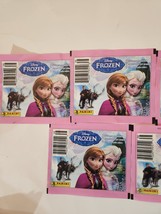 5 Packs Disney Frozen Stickers Panini First Series Sealed Pack of 7 Stickers - £8.71 GBP