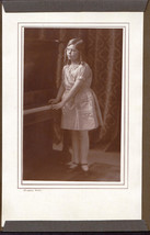 Kathryn Keast Studio Pose Cabinet Photo Young Girl #2 - Boston, MA 1920s - £13.76 GBP