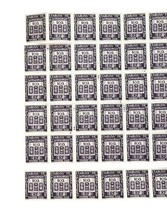 French India 1c Timbre Taxe Stamp Lot Mint Blocks Sheets Colonies image 3