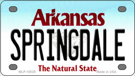 Springdale Arkansas Novelty Mini Metal License Plate Tag - £11.97 GBP