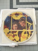 1977 Norman Rockwell Knowles The Toy Shop Window Christmas Collectors Plate Coa - $19.99