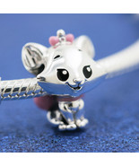 925 Sterling Silver Disney The Aristocats Marie Charm Bead - $16.99