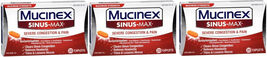 Mucinex Sinus-Max Severe Congestion &amp; Pain Caplets 20ct (3 Pack) 10/2027 - $29.47