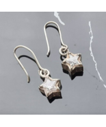 SILPADA VINTAGE 925 STERLING SILVER STAR FILIGREE DANGLE DROP EARRINGS W... - €41,07 EUR