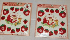 Vintage Strawberry Shortcake Candy Cake Decorations Betty Crocker Lot of 2 - £32.16 GBP