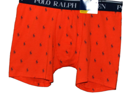 Polo Ralph Lauren MEN&#39;s Orange Logo UNDERWEAR TRUNK BRIEFS Boxer Cotton ... - £12.43 GBP