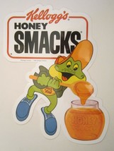 1984 Cereal Stickers KELLOGG&#39;S HONEY SMACKS 9&quot; Tall Peal &amp; Stick [N9a] - £25.72 GBP