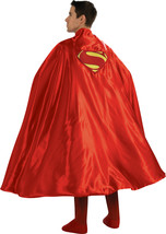 Rubies Mens Batman V Superman Dawn Of Justice Deluxe Adult Superman Cape, Red, O - £87.02 GBP