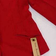 Jones New York Petite Women’s Red Button Up Blazer Jacket Closed Pockets Size 2P image 5