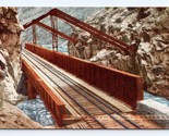 Appeso Ferrovia Ponte Su Reale Gorge Co Colorado Unp DB Cartolina Q9 - $4.05