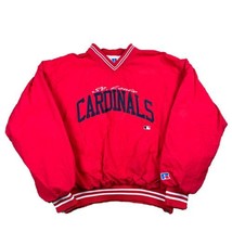 Vintage Russell St Louis Cardinals Sewn Windbreaker Jacket Large 90s Side Zip - $39.55