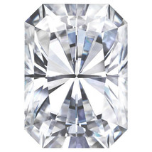 Moissanite Radiant Forever One Loose VVS1 G-H-I Color Engagement Free Shipping - £144.84 GBP