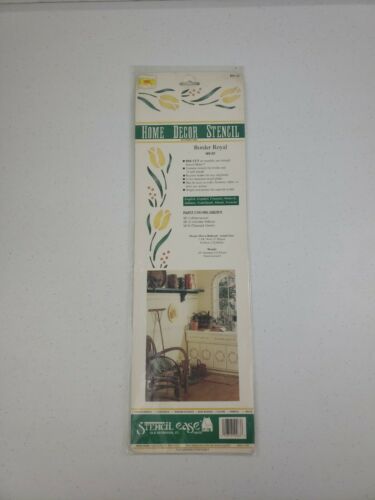 Home Decor Stencil Ease HV-21 Border Royal Tulip New & Sealed With Instructions  - $12.99