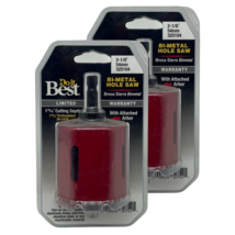 Do it Best Bi-Metal Hole Saw Cuts Wood Meta Plastic 2-1/8 InchPack of 2 - £20.89 GBP