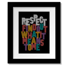 Respect by Aretha Franklin Song Lyric Inspired Music Art - Print, Canvas... - $19.00+