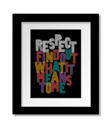 Respect by Aretha Franklin Song Lyric Inspired Music Art - Print, Canvas... - $25.94 CAD+