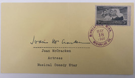 Good News Actress Joan McCracken signed note - £19.93 GBP