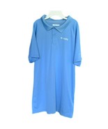 Columbia Polo Boys L Omni Shade Short Sleeve Three Button Light Blue  - $11.30