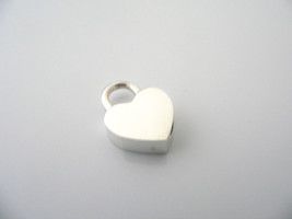 Tiffany &amp; Co Heart Padlock Pendant 4 Necklace Bracelet Blank Excellent Gift  - £202.87 GBP