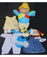 Cabbage Patch Kids Doll Outfit Clothing Lot Suede Dress Jacket Shoe PJ v... - £26.46 GBP