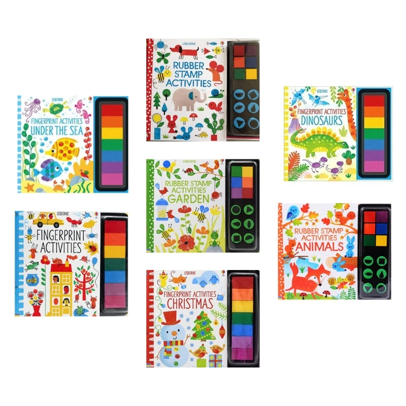1 Pc Washable Painting Set for Kids Finger Graffiti Painting Book Non-toxic - £18.60 GBP