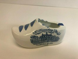 Williamsburg, VA Governor&#39;s Palace Dutch Holland Ceramic Clog Shoe Ashtray 3.75&quot; - £5.74 GBP