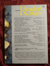 Readers Digest June 1976 Neal Armstrong William Schulz Mary Martin Karate Angola - £5.50 GBP