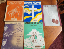 Lot of 9 1940s and 50s Sheet Music for Piano and Vocal - £21.01 GBP