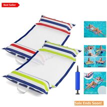 2-Pack Water Hammock Floats - Compact &amp; Easy-Inflate Lounge for Adults - $54.40